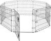 Pet Exercise Playpen Foldable,59.06x59.06x24inches,black