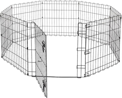 Pet Exercise Playpen Foldable,59.06x59.06x24inches,black