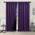 100% Cotton Bedroom Curtains, 52" x 84" L, Purple