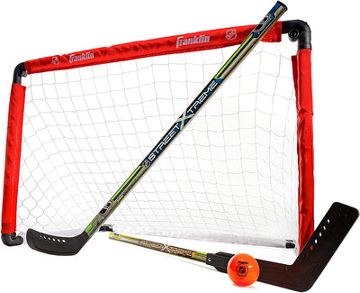 36 Inch Hockey Goal with 2 Sticks - Hockey Goal and Stick Set