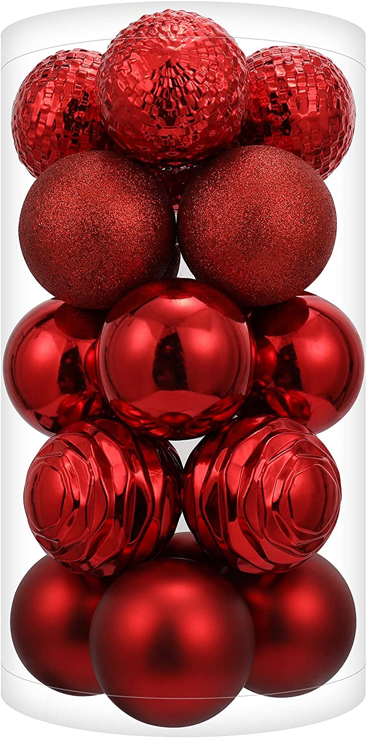 Christmas Ball Ornaments 3.15" Shatterproof