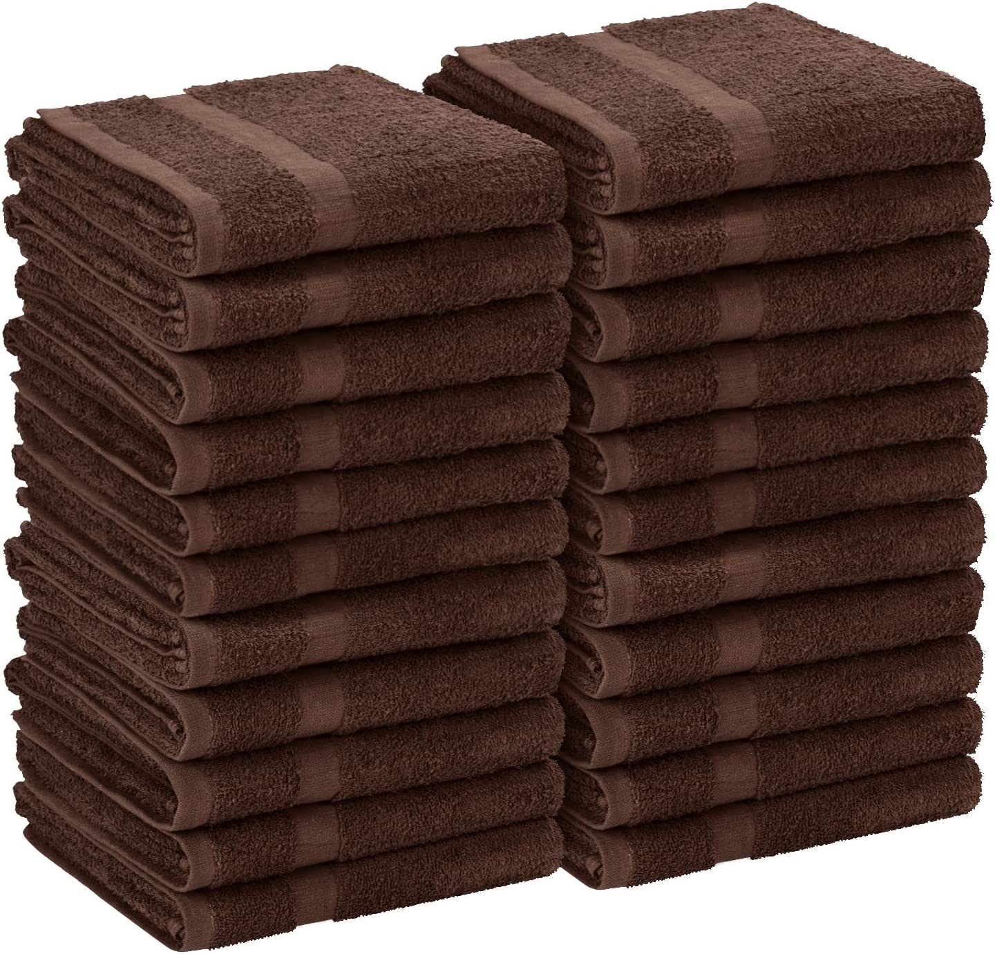 24-Pack Absorbent Salon Towels ( Dark Brown)