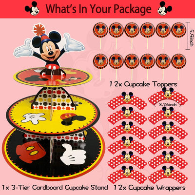 Mickey Mouse Cupcake Stand Set