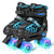 Adjustable skates, with illuminated wheels