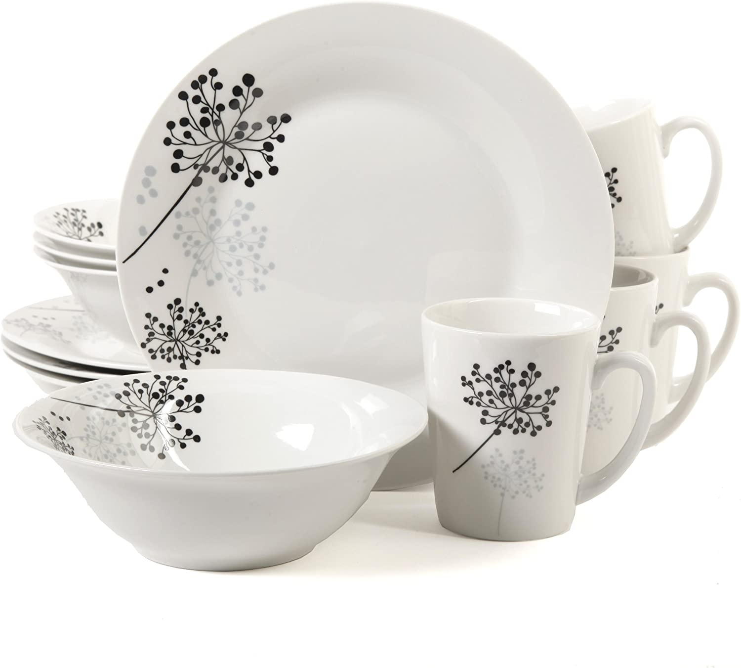 12 Piece Dinner Set, White