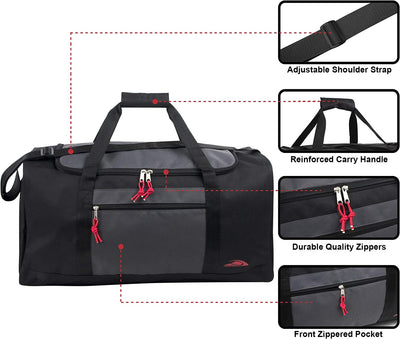 Sports Equipment Organizer 55L (Black 3) 24"