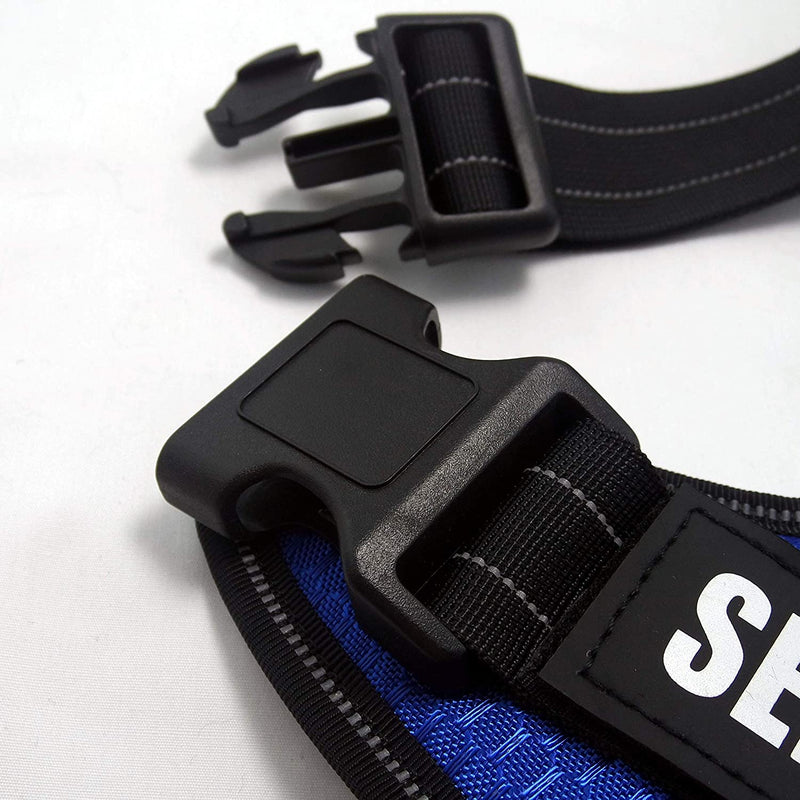 Reflective adjustable no-pull dog harness