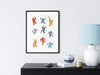 Keith Haring Posters Dance Figures