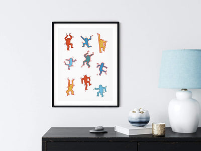 Keith Haring Posters Dance Figures