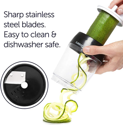 Adjustable Handheld 4-in-1 Vegetable Slicer with Container