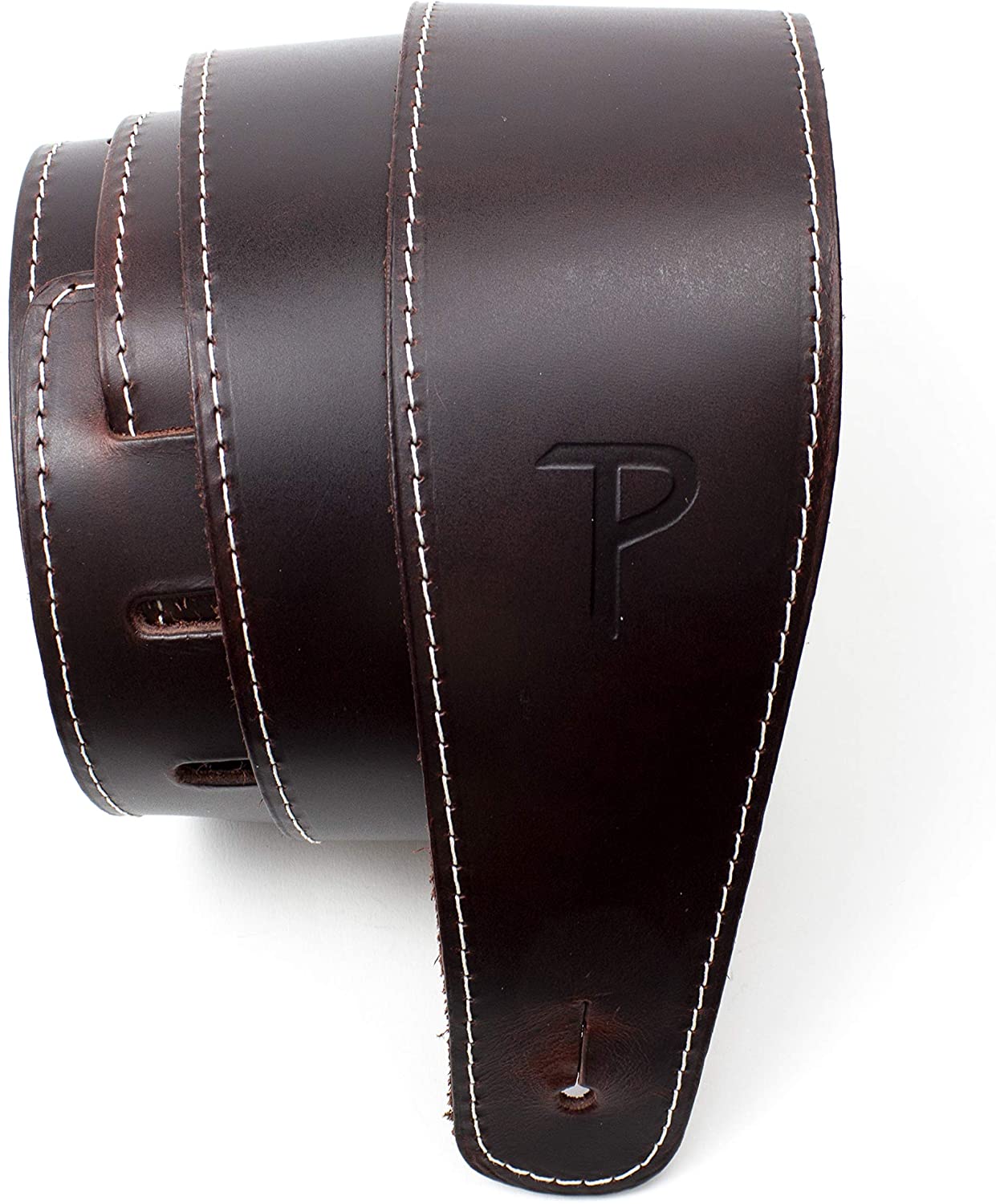 Guitar Strap - Baseball Leather (Series) (Wine)