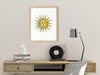 Poster (Psychedelic Sun) Wall Decor