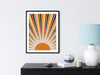 Poster (Sun Rays) Wall Decor