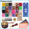 Wax Seal Stamp Kit with Gift Box,24 Colors and 624 Wax Seal Beads