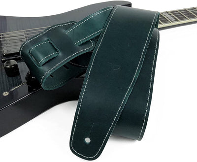 Guitar Strap - Baseball Leather (Series) (Teal)