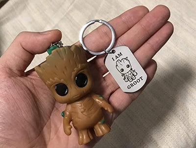 baby groot keychain