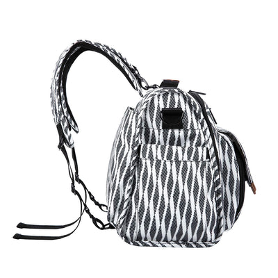 Multifunctional Waterproof Diaper Backpack (Zebra Pattern)