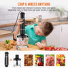 Hand Blender, Titanium Plated, 12-Speed Multifunctional