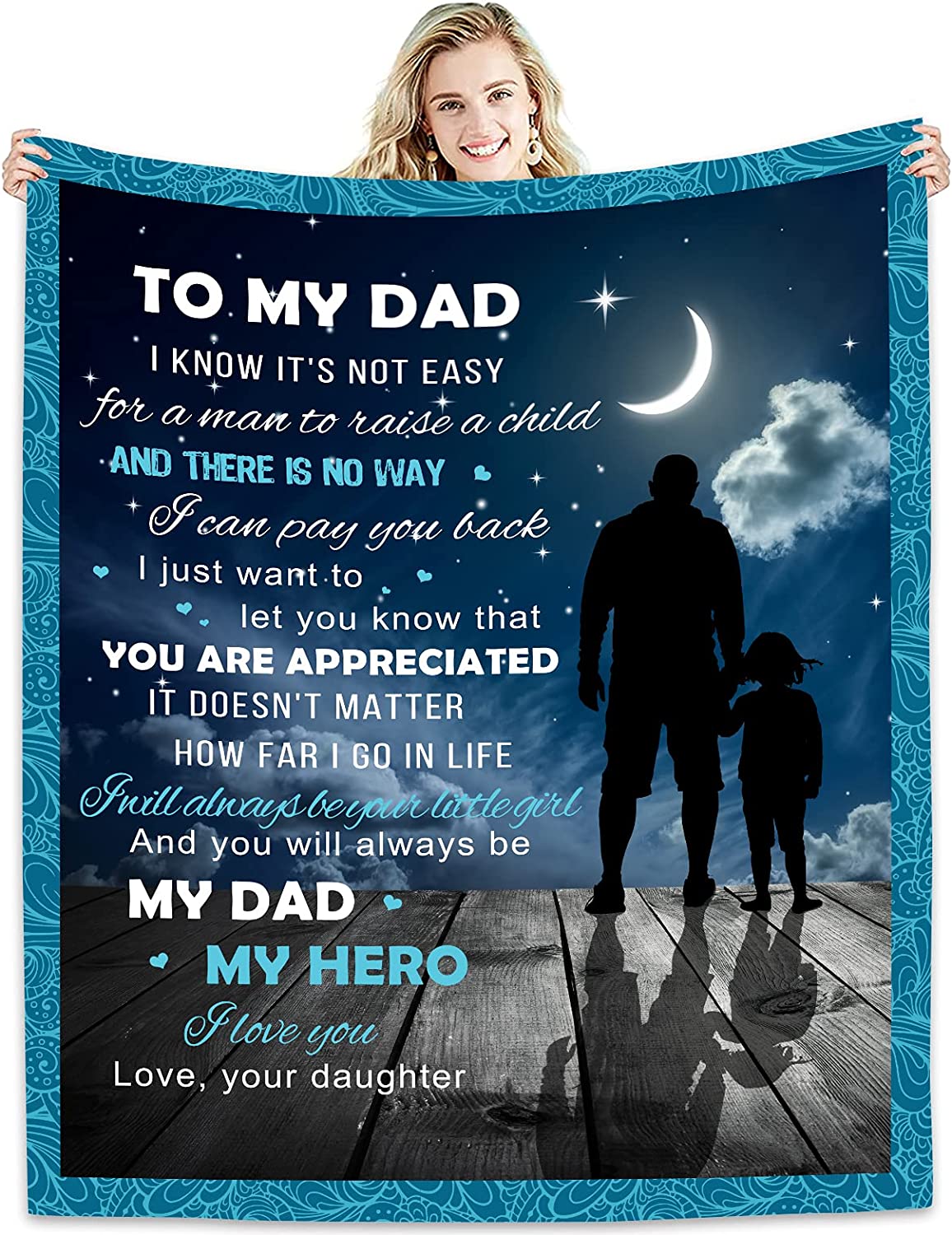 Father's Day Blanket 60" x 50"