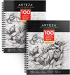 9 x 12 Sketchbook, 2-Pack, 200 Sheets (68 lb/100 gsm), Sketch Pad