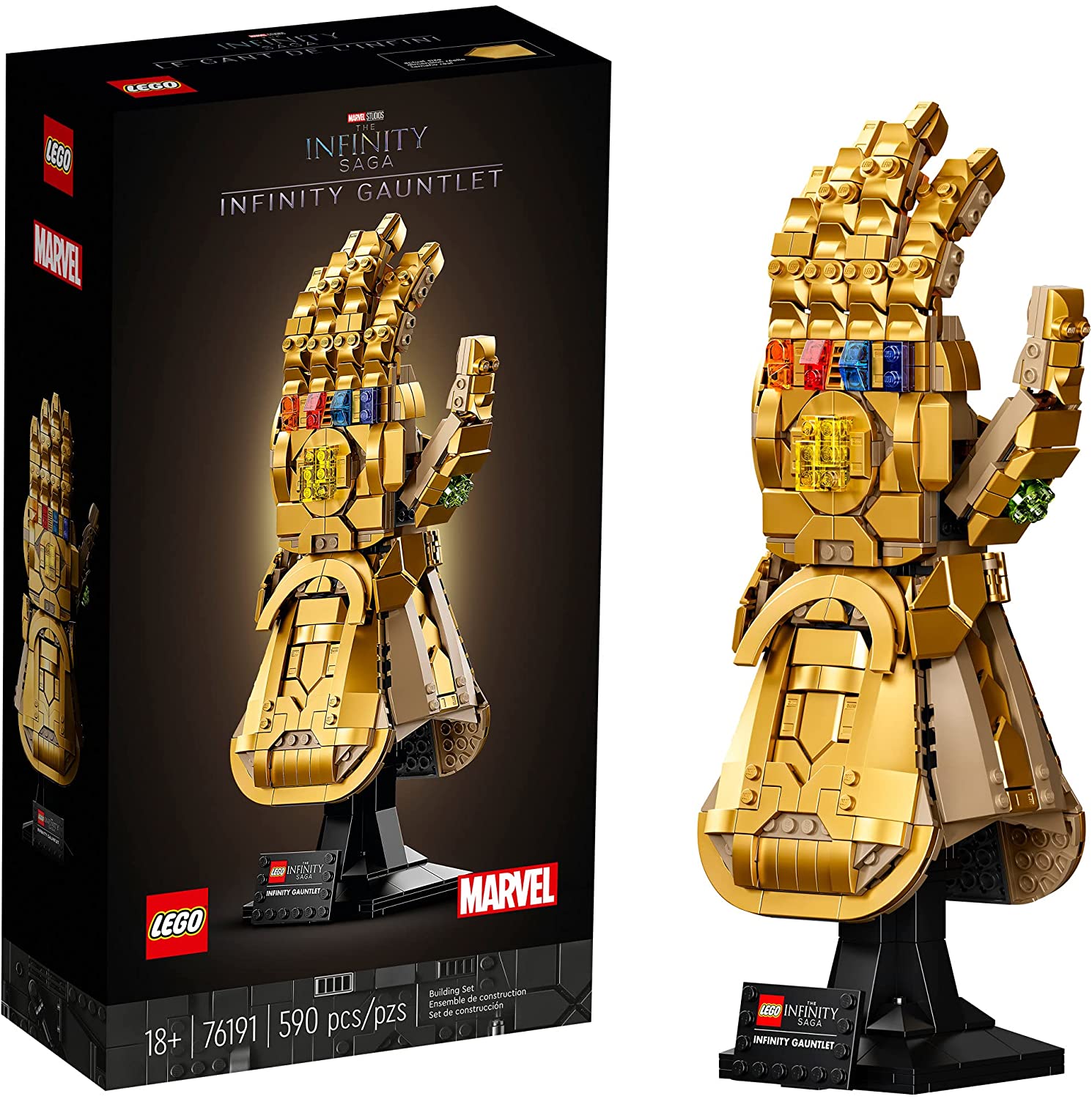 Thanos Hand Gauntlet Collectible Building Kit (590 Pieces)