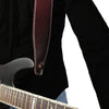 Guitar Strap - Baseball Leather (Series) (Wine)