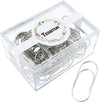 2 Inch Jumbo Wide Paper Clips for Planner 50mm 50 Pieces (Silver)