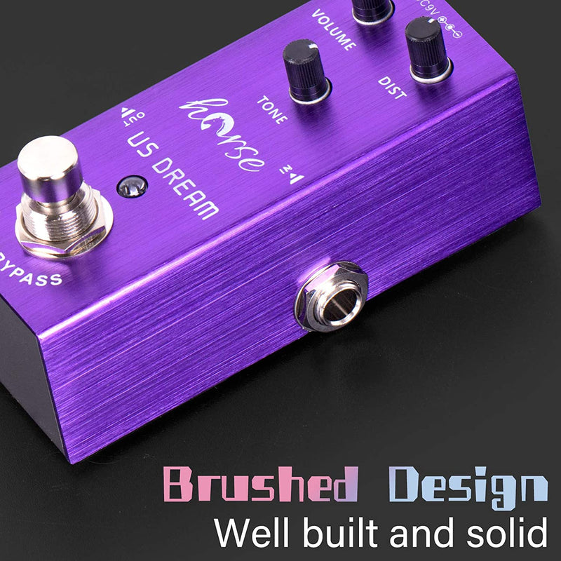 Electric guitar effect pedals (purple)