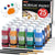 25 Vintage Colors Acrylic Paint Set, 2 oz/60 mL Bottles