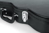 Hard wooden case for ukuleles, black