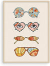 Poster (Hippie Sunglasses) Wall Decor