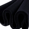 Acrylic felt fabric, 1.6mm thick by 72 inches wide, black