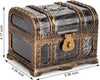 Classic Pirate Treasure Chest 5.75 x 5.16 x 4.76 inches