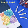 Soft and vibrant oil pastels for artists,color:White