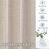 Natural Linen Curtains 108" Long 2 Color 	Linen