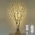 Illuminated branches with dimmer and timer, (brown)