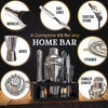 Beautiful Stainless Steel Cocktail Shaker Set with Rustproof Bar Tools