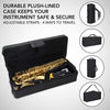 E-flat Alto Saxophone Beginner Kit Brass Mouthpiece Gold Color