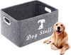 Pet Supplies Storage Basket dog stuff grey