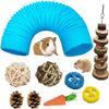 Plastic Tunnel Toys for Hamster, blue color