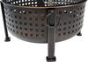 12" Deep Langston Fire Pit, color (color), 33.46x33.46x22.83"