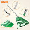 Leaf Rake Set, Comes with 72 Gallon Garden Bag