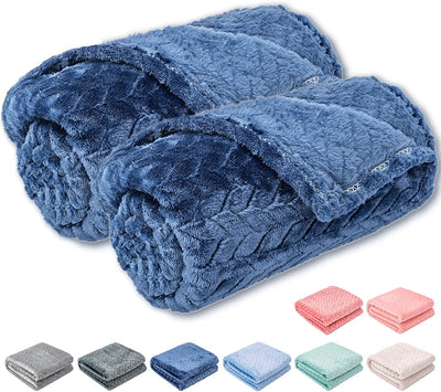 Fuzzy Baby Blanket, Soft, (XXS/24 × 32 inches), Royal Blue