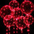 Balloons for Valentine's Day Decorations with Lights 10ft (Red)