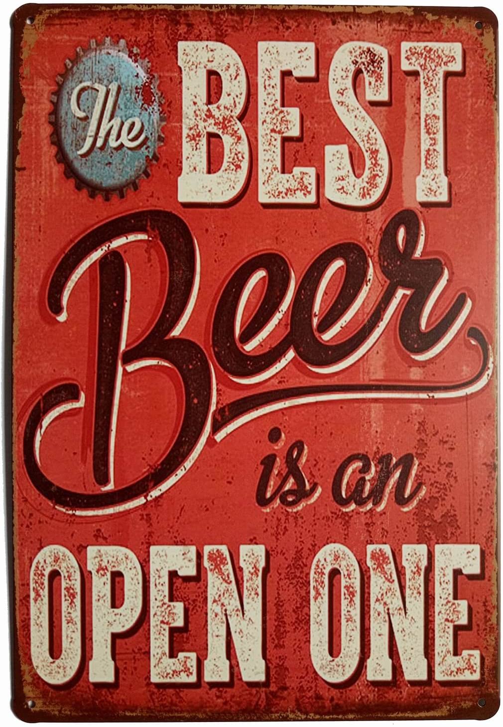 Retro Metal Tin Sign, Bar Pub Poster 8x12