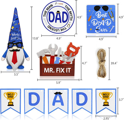 Father's Day Tiered Tray Decorations, 5 Pieces