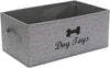 Pet Toy Basket, 20 Inch, Gray 2