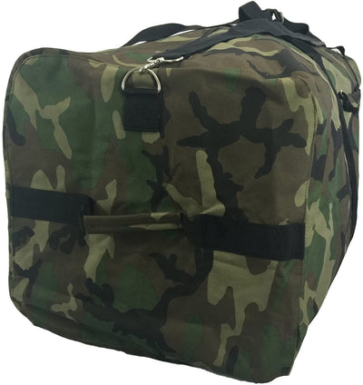 Large duffel bag for travel gear (42" x 20" x 20"), Camouflage