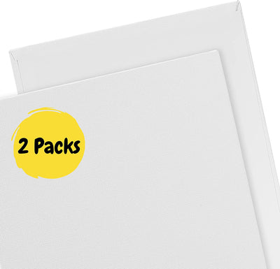 Canvas Panels, Pack of 2, 8" x 10", 3mm thick