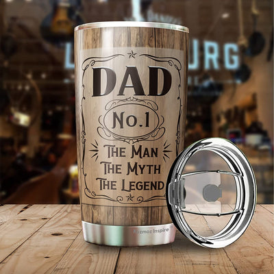 20 oz tumbler, "Dad N° 1 the man, the myth , the legend"